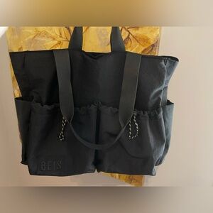 Beis The Sport Carryall Tote in Black Discontinued